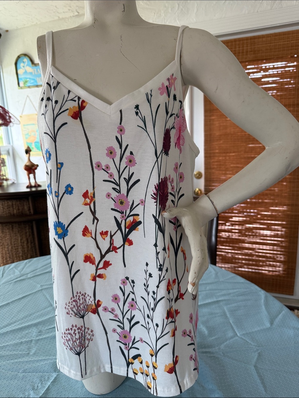 Floral tank top